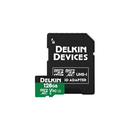 Delkin Power MicroSD 128GB (V90) UHS-II R300/W250